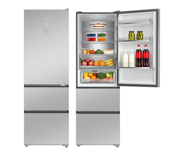 Lodówka Dreame Mega Ultra DRT400WMBEEU French Door No Frost 185cm Srebrna 403L - 1536024 - zdjęcie